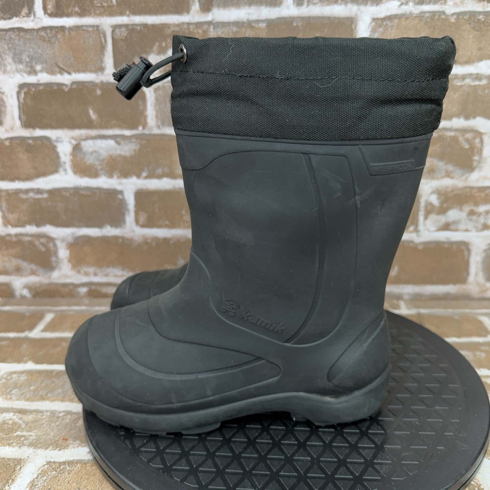 Kamik Snobuster 1 Waterproof Winter Snow Boots Black Boys Youth Size 1