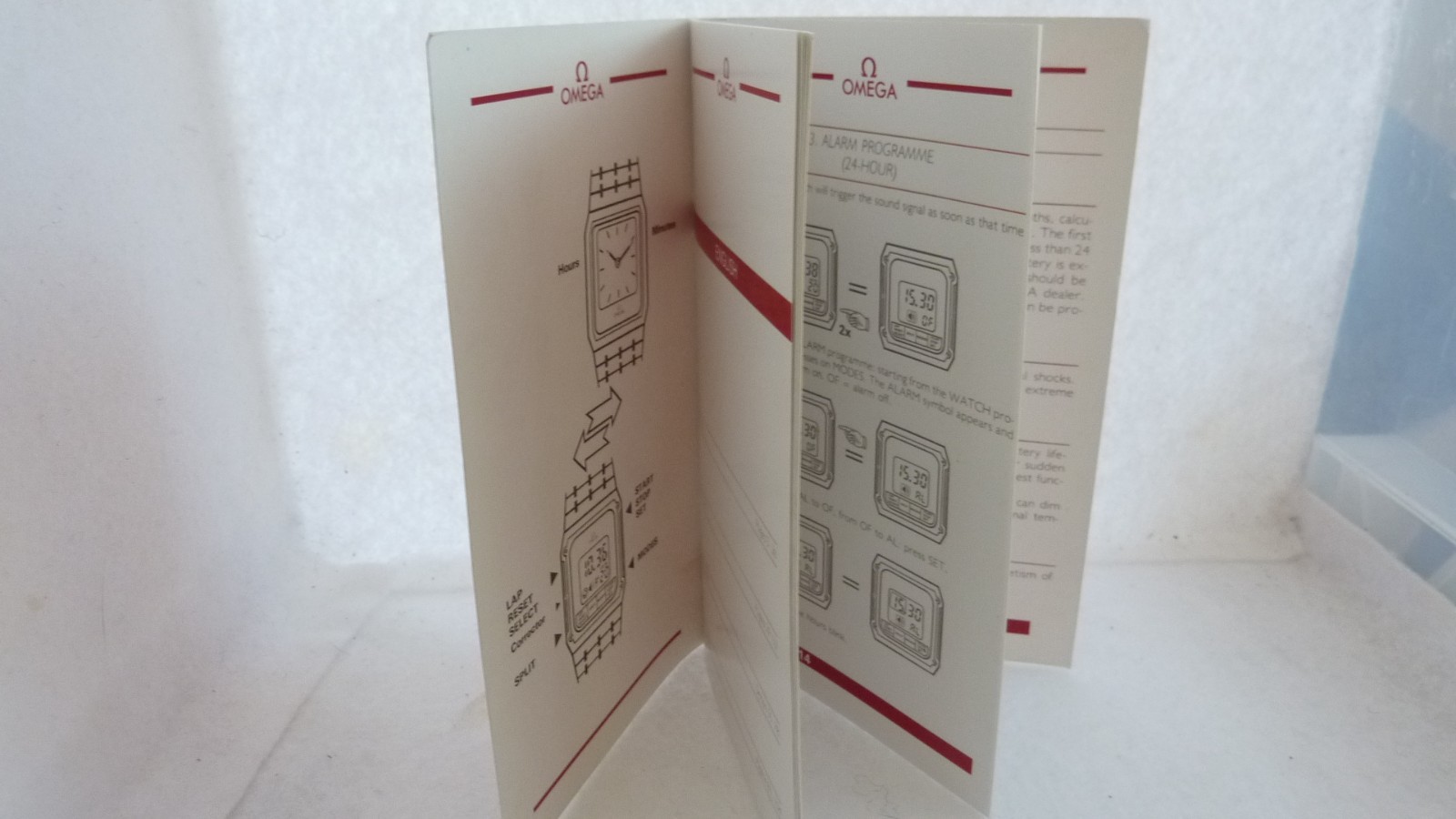 OMEGA EQUINOXE REVERSIBLE MODEL INSTRUCTIONS 3 MANUALS AMAZING.