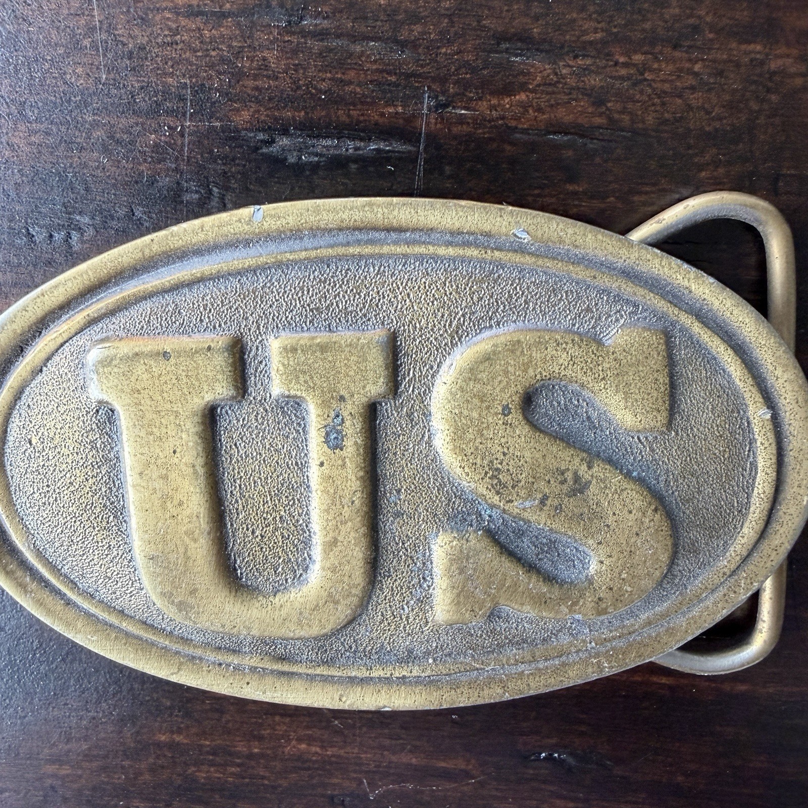 Colorado Silver Star US Belt Buckle USA Brass America 5137
