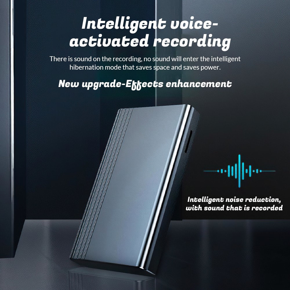 Mini Hidden Spy Voice Activated Recorder Digital Audio Magnetic Dictaphone MP3