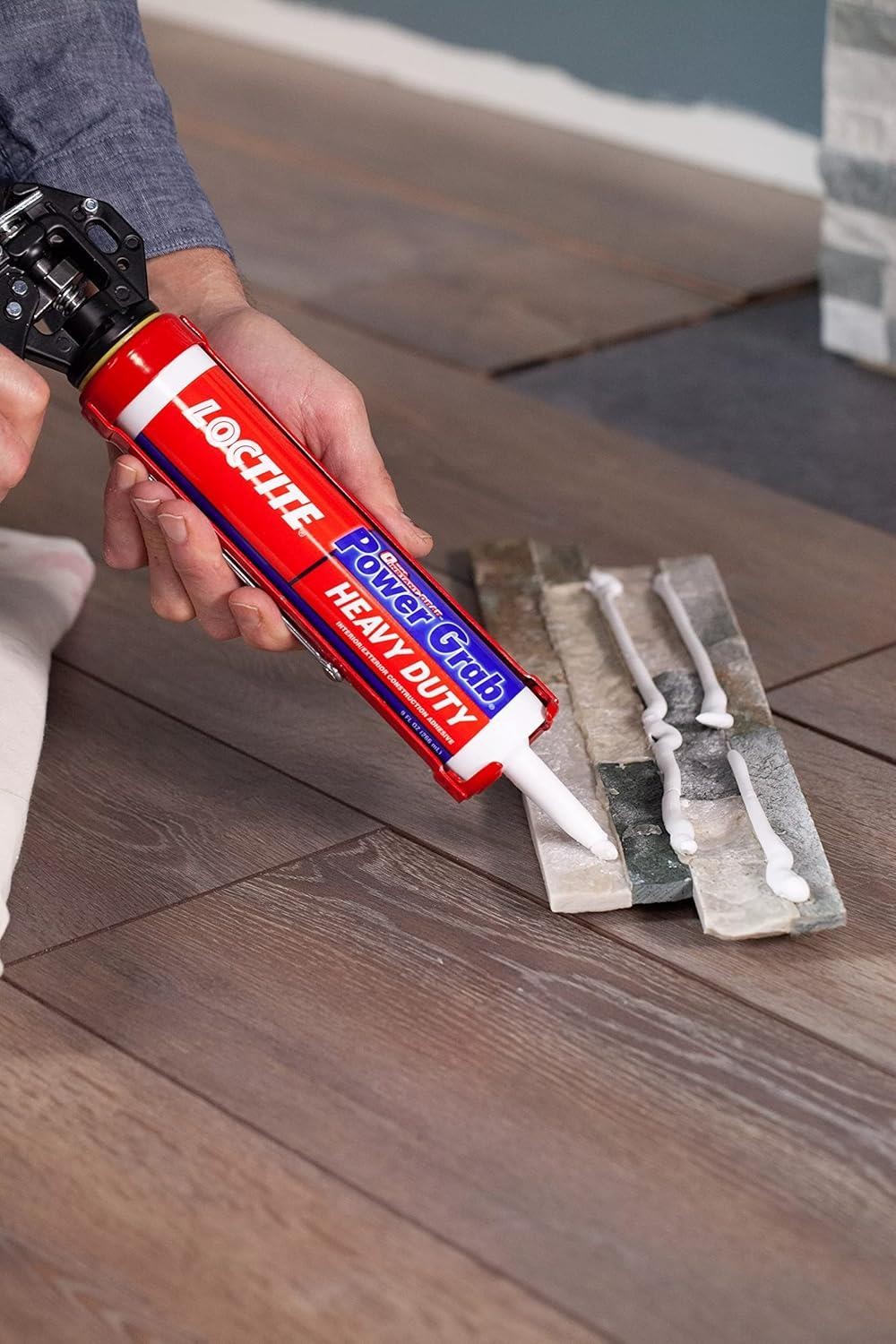 Loctite Power Grab Heavy Duty, White Construction Adhesive, 9 fl oz Cartridge