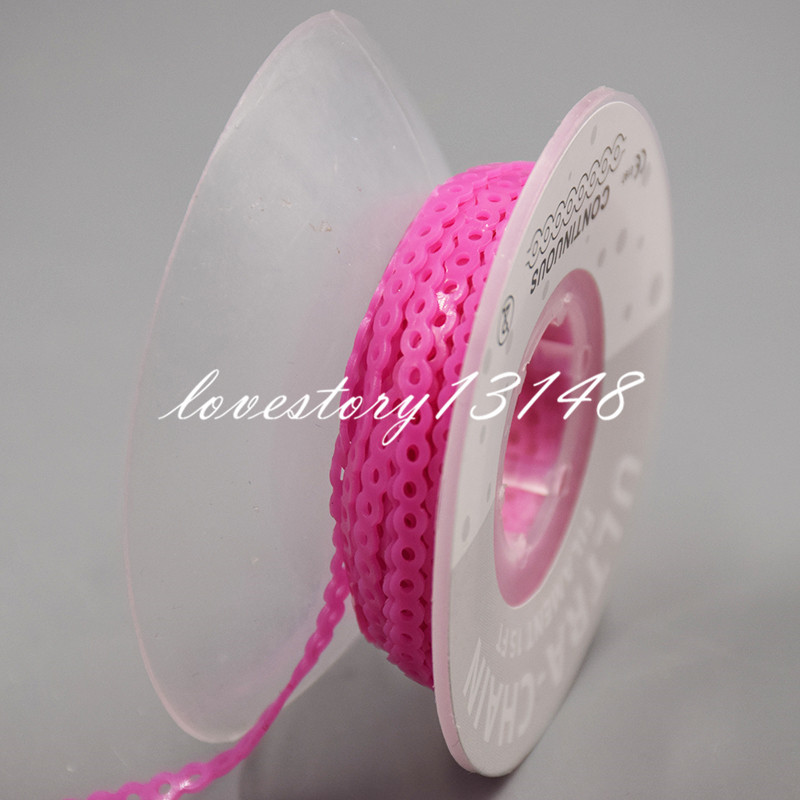 Dental Ortho Elastic Ultra Power Chain Rubber Braces Bands Long/Short/Continuous