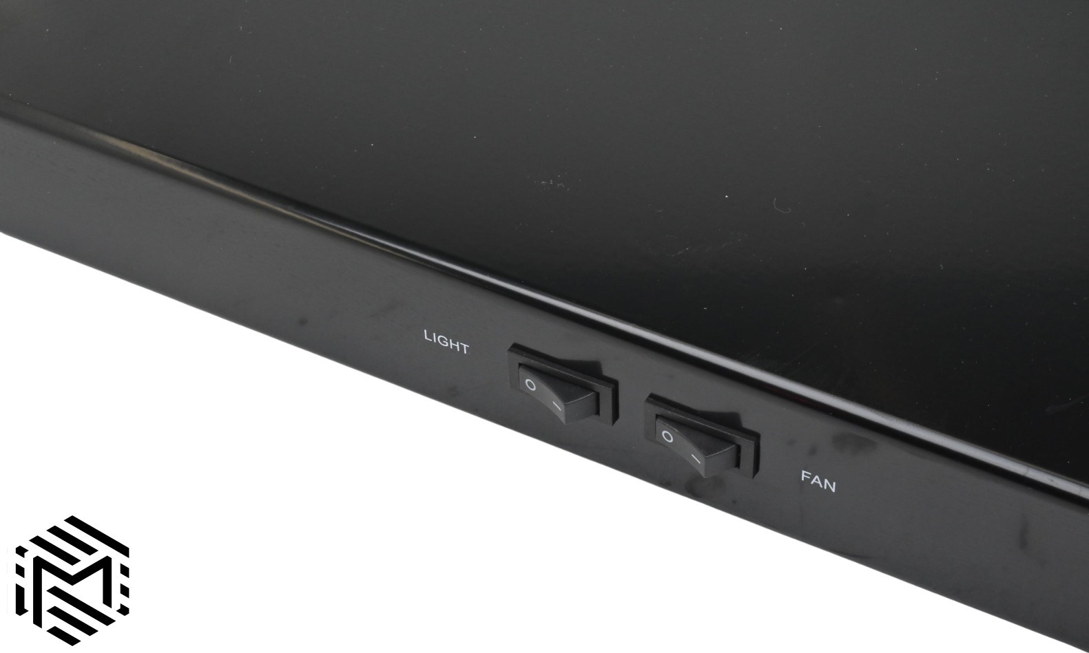 Scratched - Greystone CXW-30-CZ01 Range Hood – Black - RV Vent Hood - 12V 1A DC