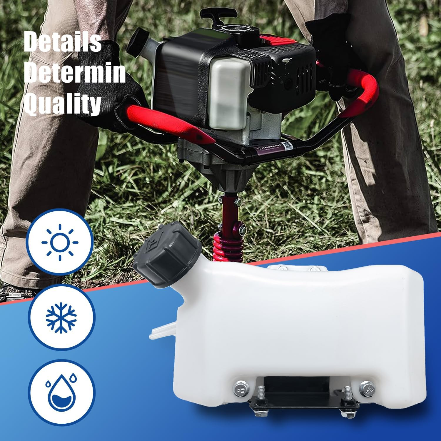 New Style Fuel Tank Assembly for Earthquake Post Digger Auger 3004118 Viper E43