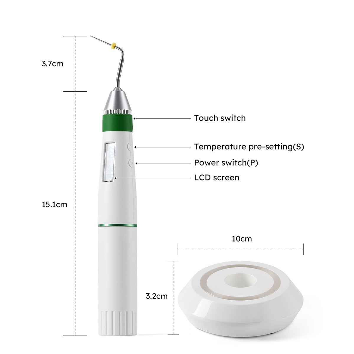 Sistema de obturación endodoncia gutapercha Dental pluma calentada para /consejo