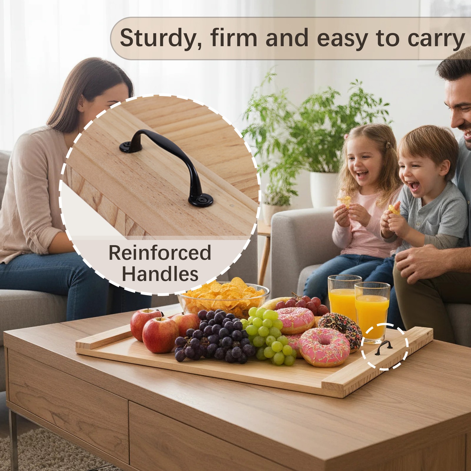 Noodle Board Pine Wood Stove Cover w/ Handles for Gas Electric Stove Top 30"x22"