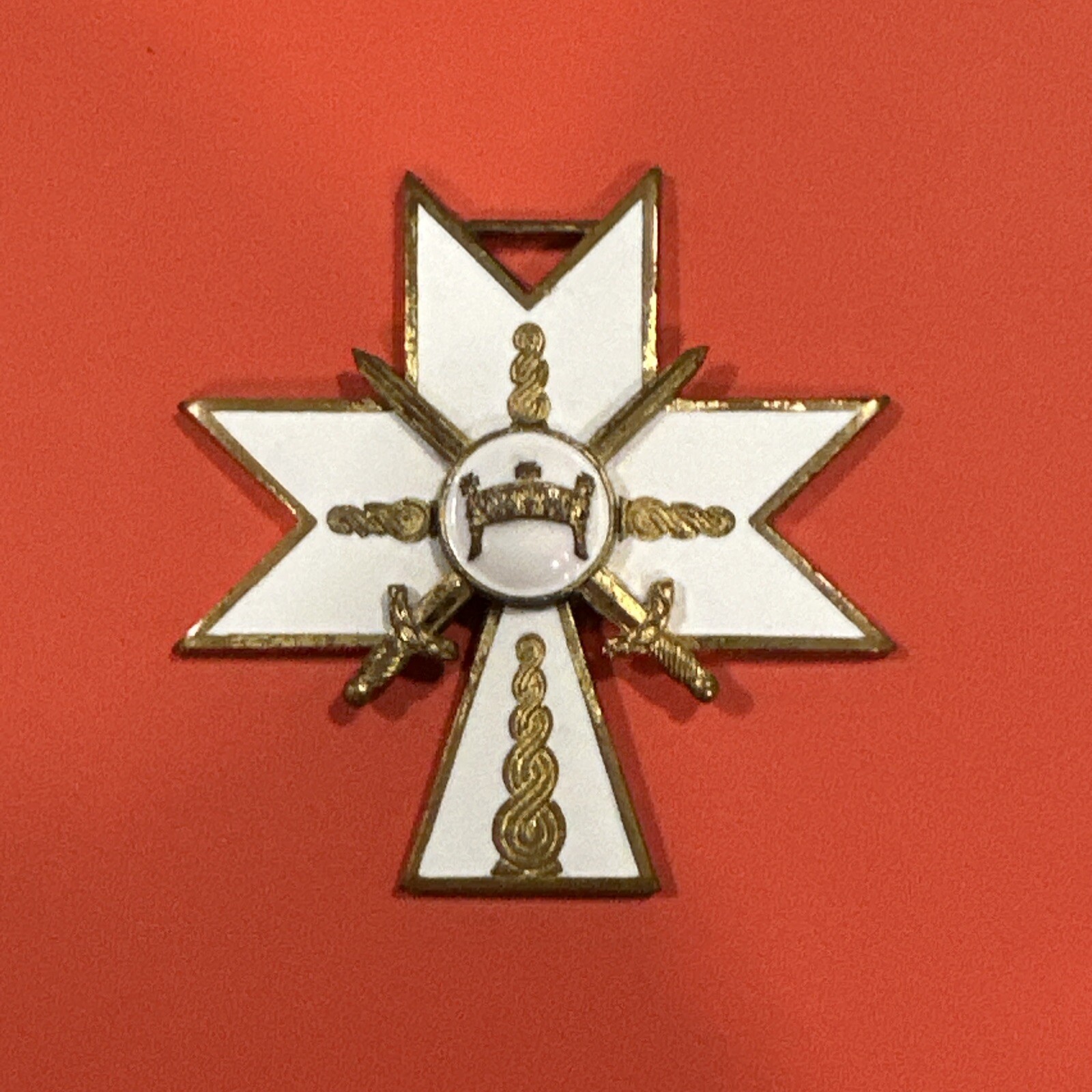 CROATIA KING ZVONIMIR Order Of The Crown, Military Division, II Class Cross