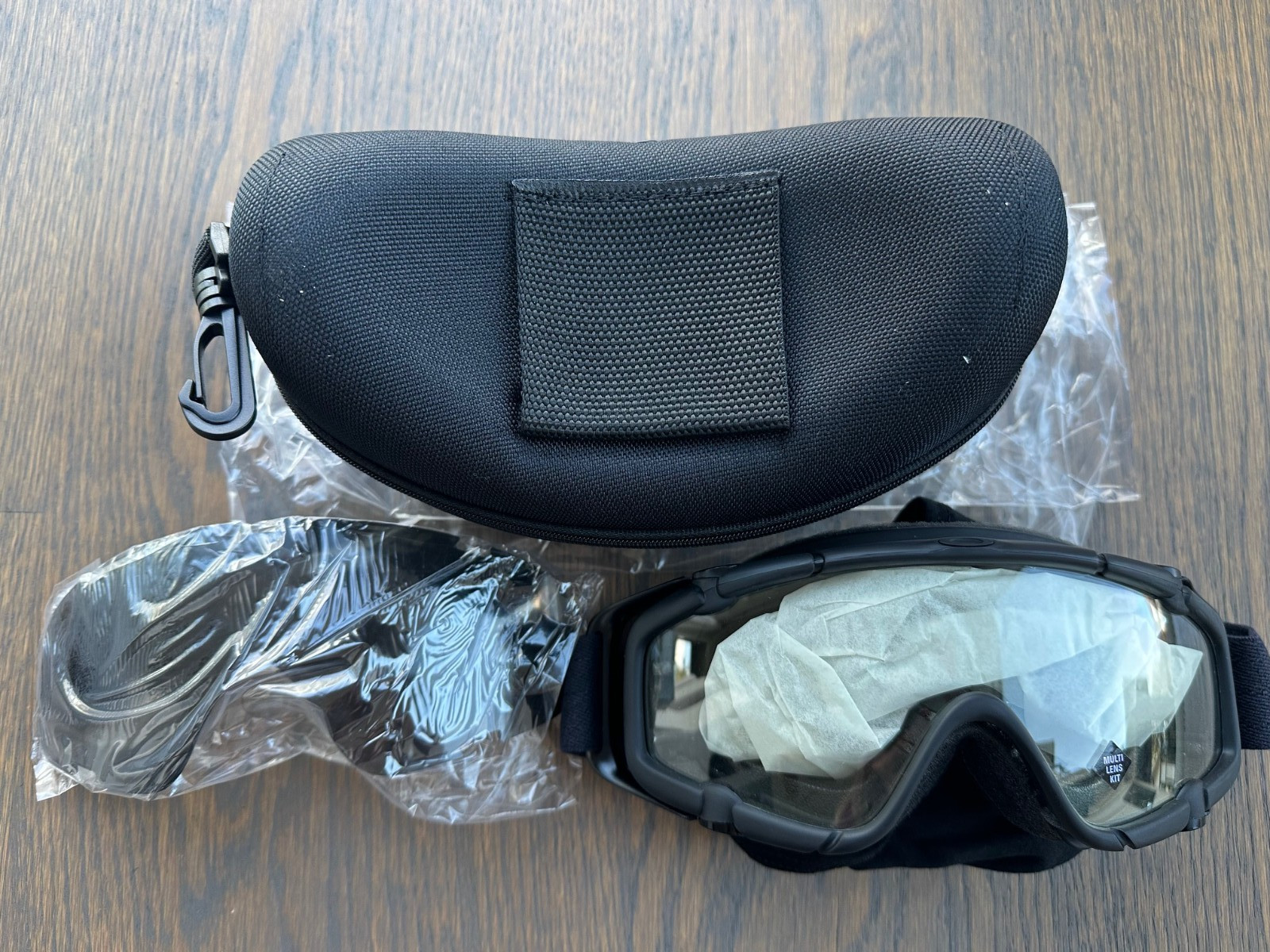 Oakley SI BALLISTIC GOGGLE 1.0 7036 Military, Matte Black Frame, Clear/Grey Lens