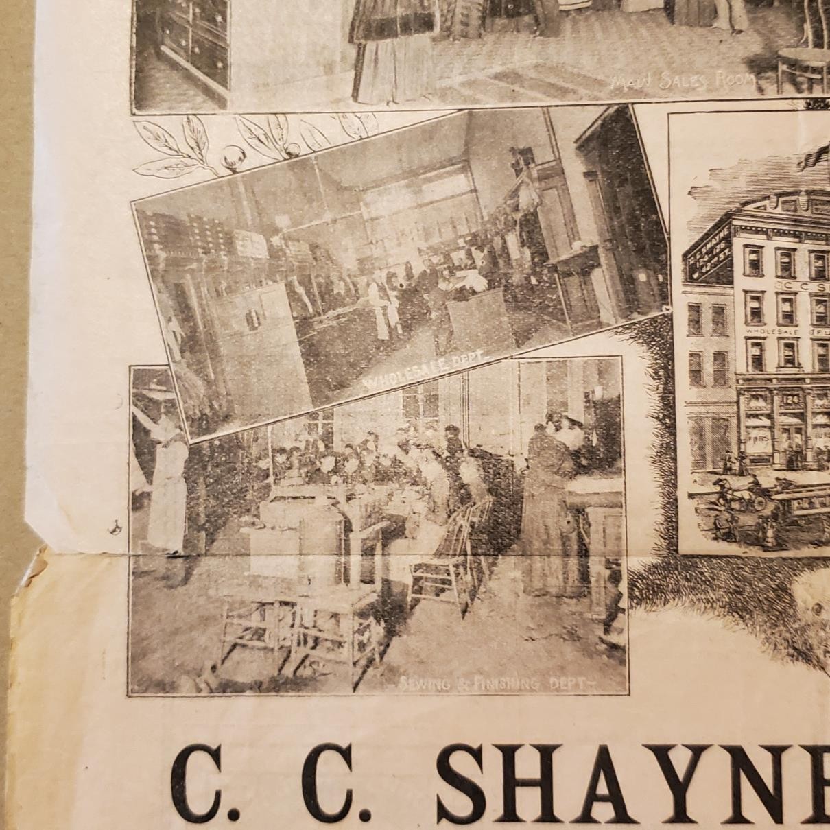 5157----1894 Madison Square Garden weekly bulletin NYC theatre + performances