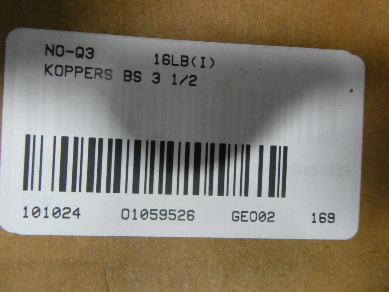 Koppers CX33503 Coupling Sleeve 3-1/2in