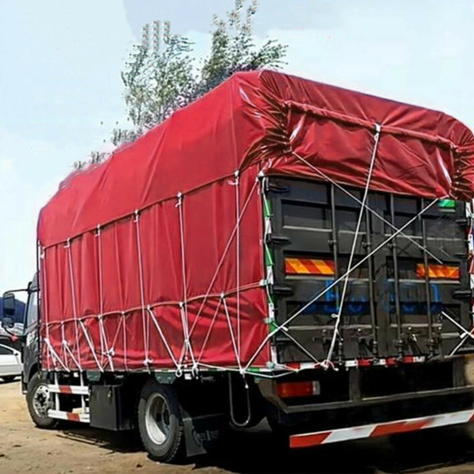 20 Mil Heavy Duty PVC Tarp Waterproof Camping Tarpaulin Sun Shade Tent Cover