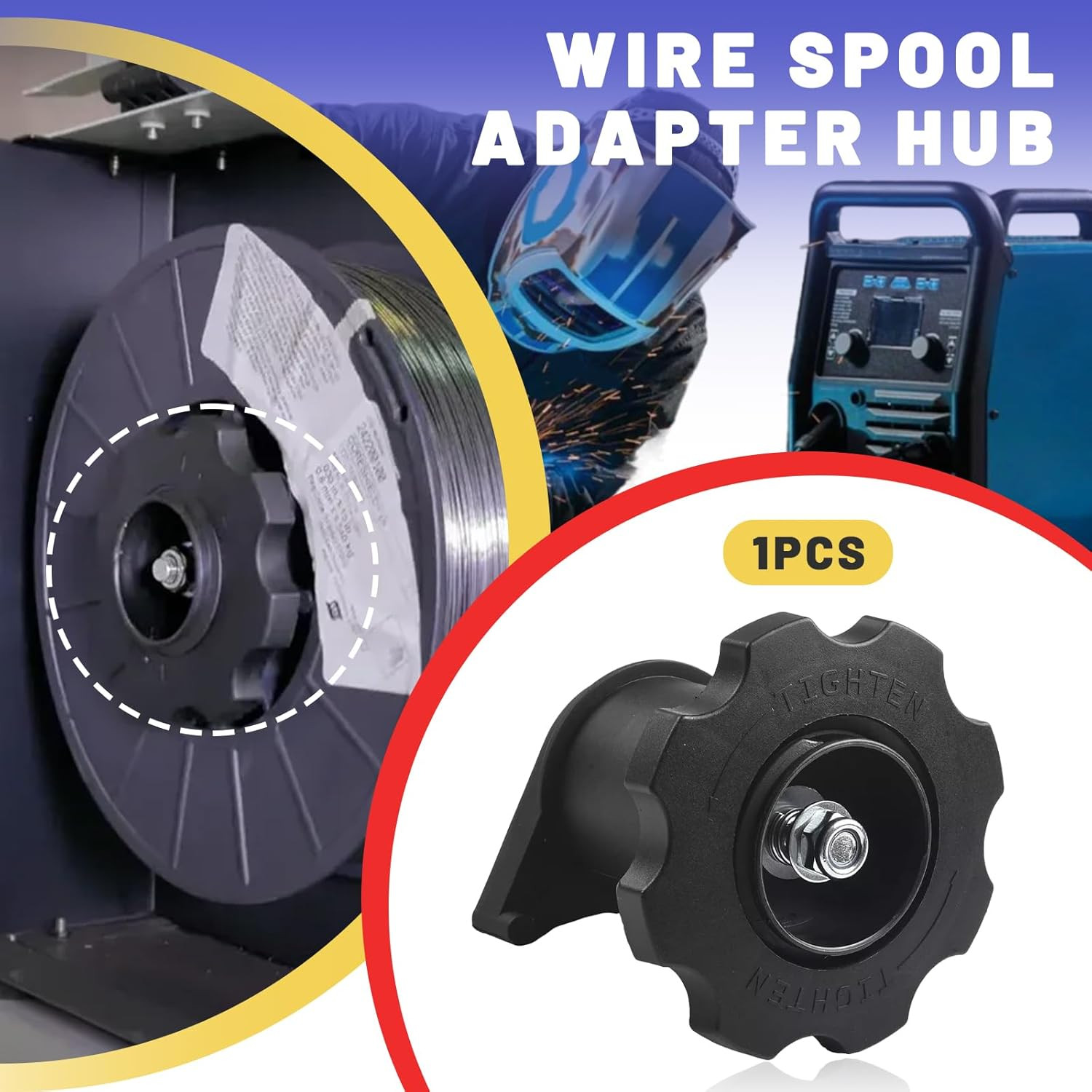 Wire Spool Adapter Hub Replacement for Miller Millermatic 211 140 135 180, Premi