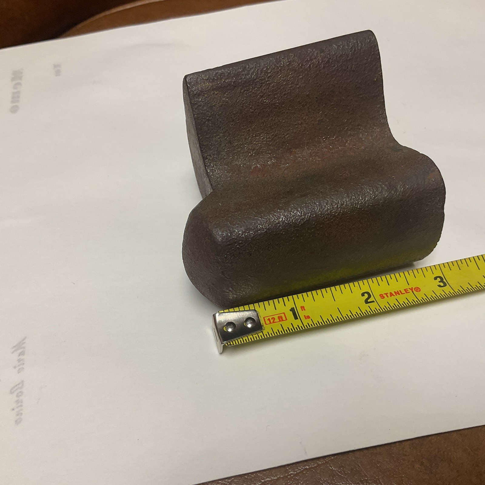 Vintage Auto - Body Shop Dolly/ Hand Anvil . No Markings.