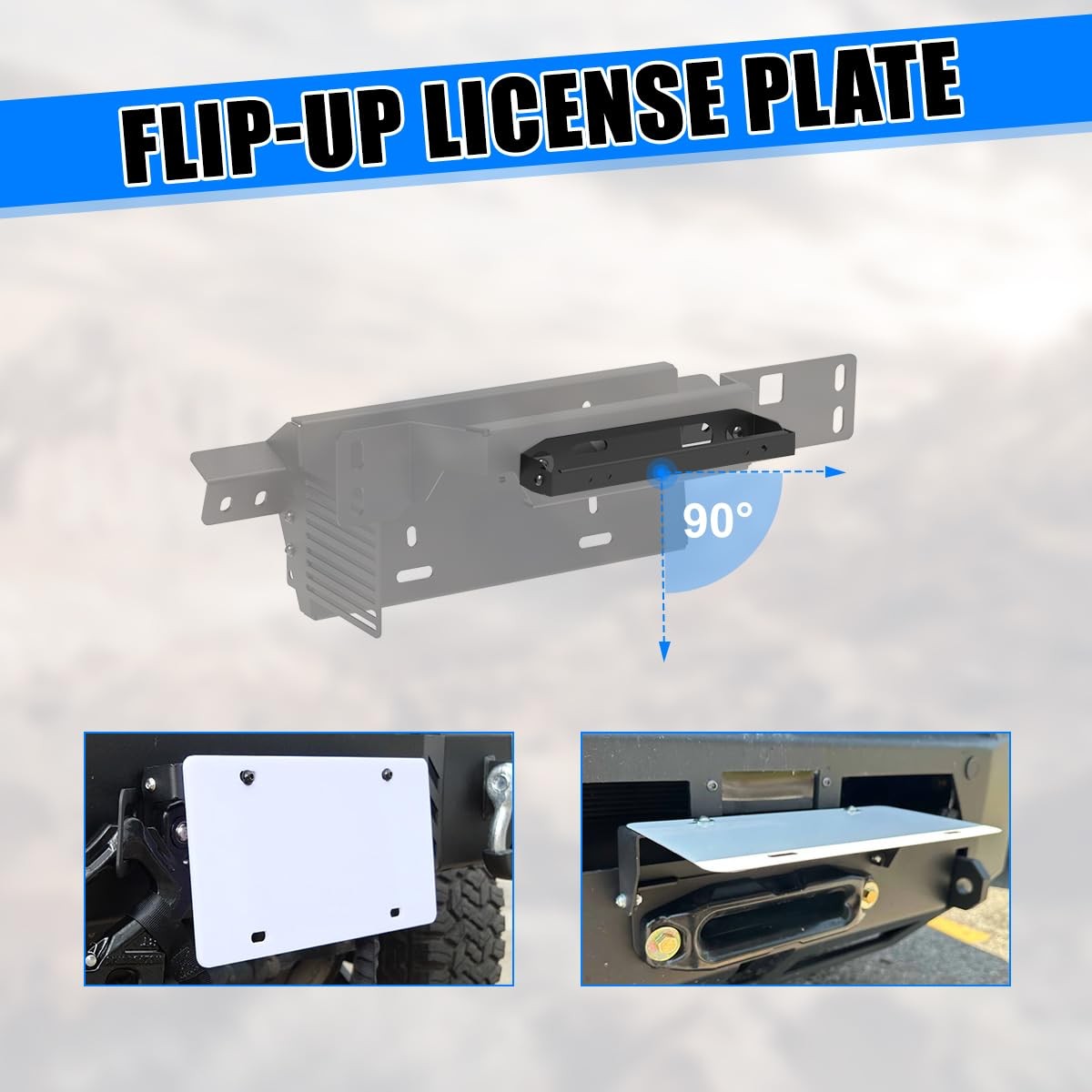 前杆绞车安装适用于 2017 - 2025 福特 F250/F350(不包括柴油型号)