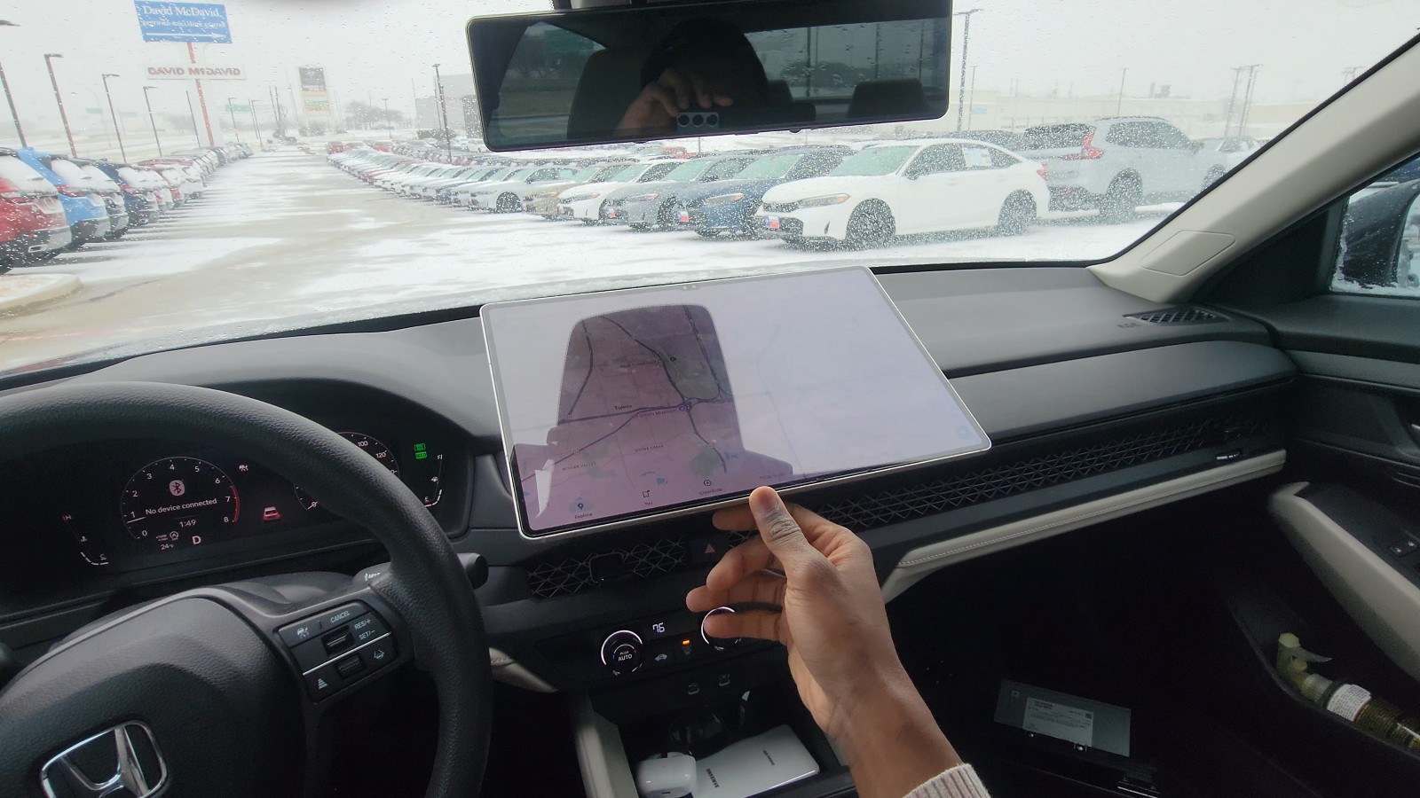 Tablet Dashboard Mount For Honda Accord, Civic, Pilot, CR-V, HR-V