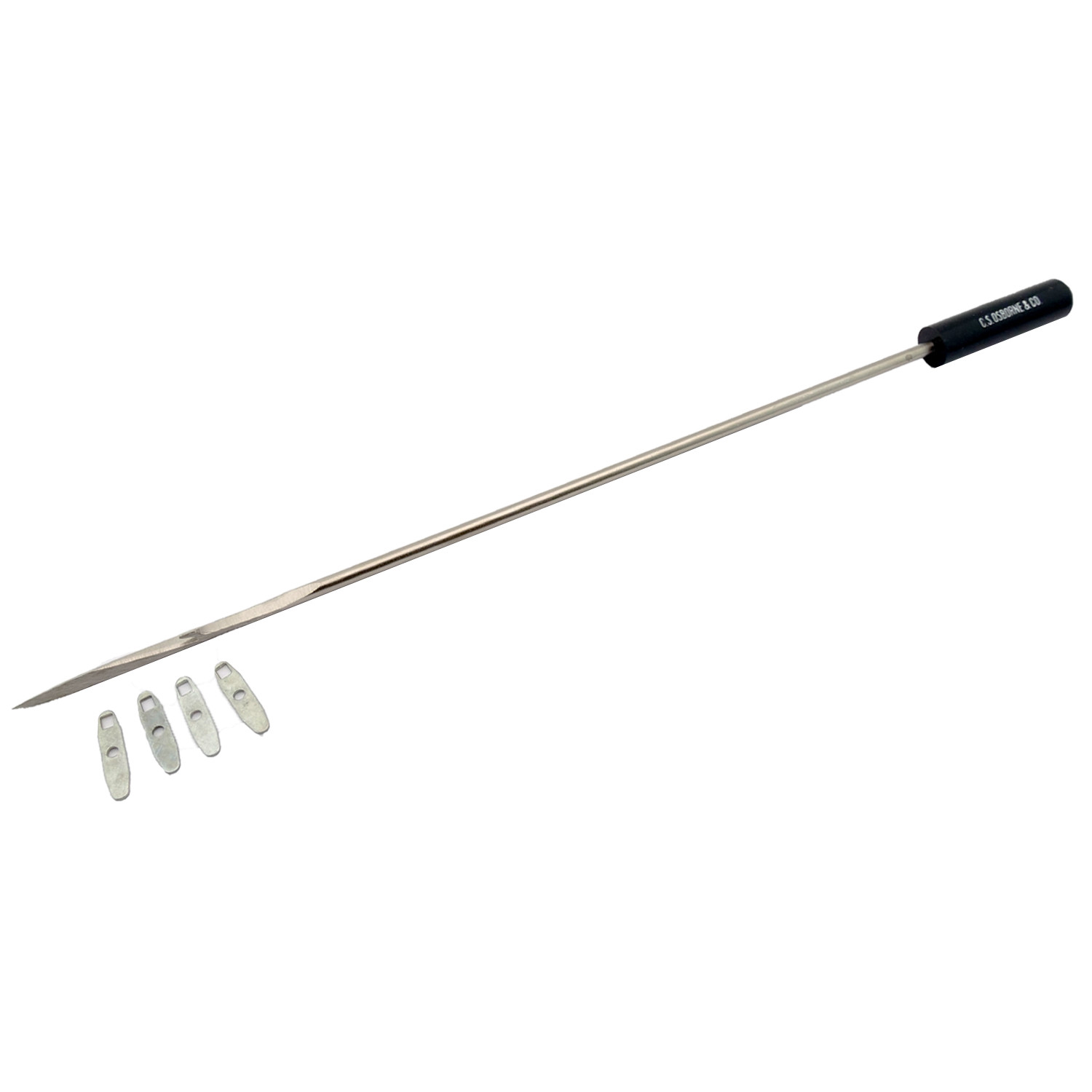 C.S. Osborne Tufting Needle With Two Dozen Clasps #613 Made In USA