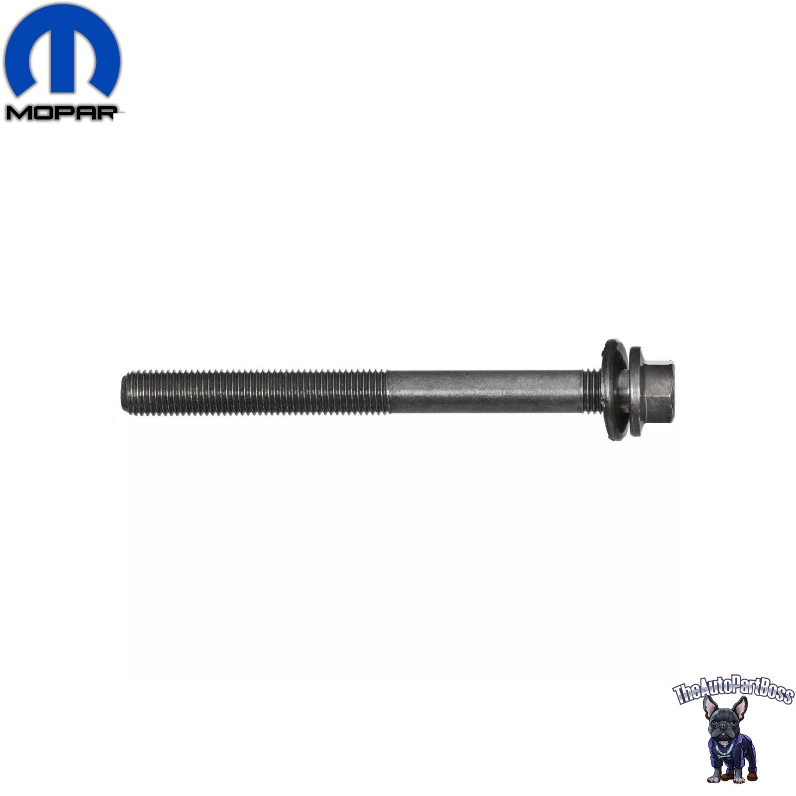 Hex Washer Head Bolt, Mounting OEM Mopar 6509564AA (M12X1.50X130)