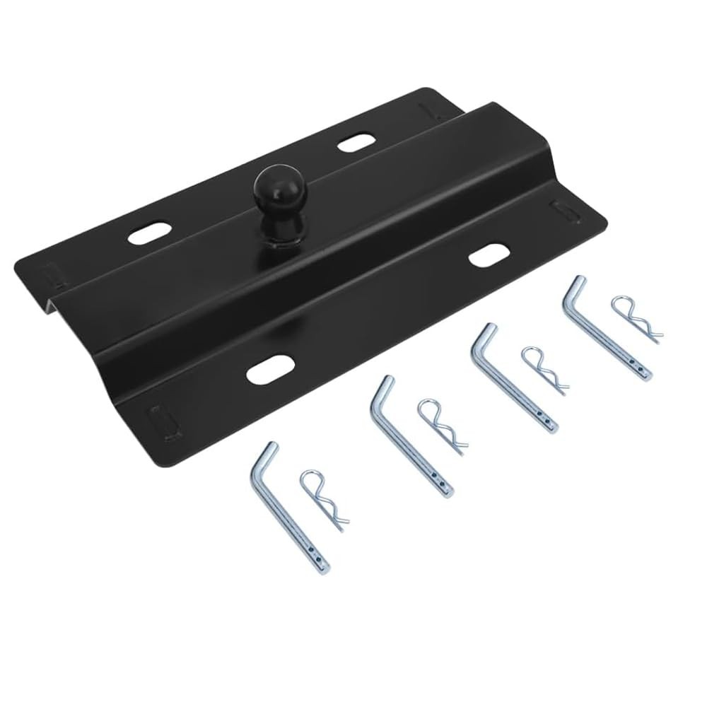 WRLWY 16055 5th Wheel to Gooseneck Adapter Hitch - 30,000 lbs Capacity,...