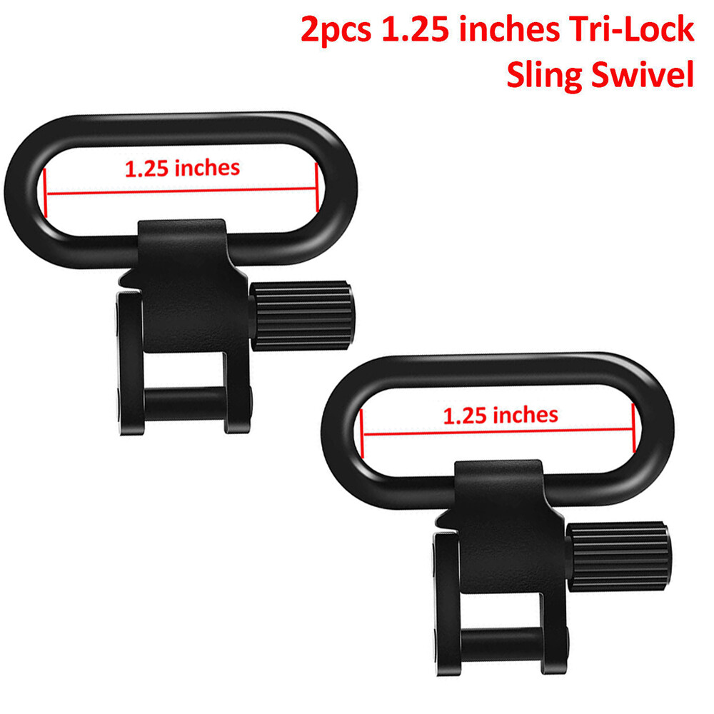 Two Point Rifle Gun Sling with Swivels Neoprene Padded Adjustable Shoulder Strap