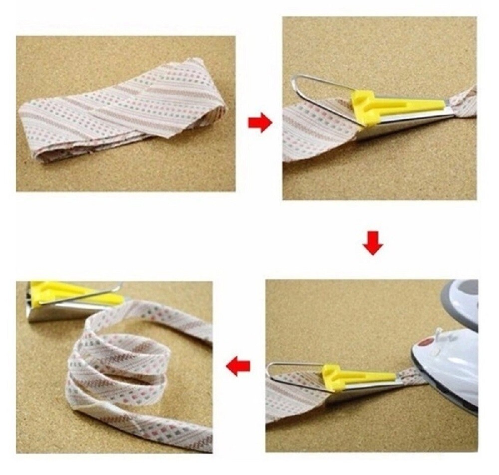 60 Pcs Fabric Bias Binding Tape Maker Kit - Binder Foot, Sewing & Quilting Tools