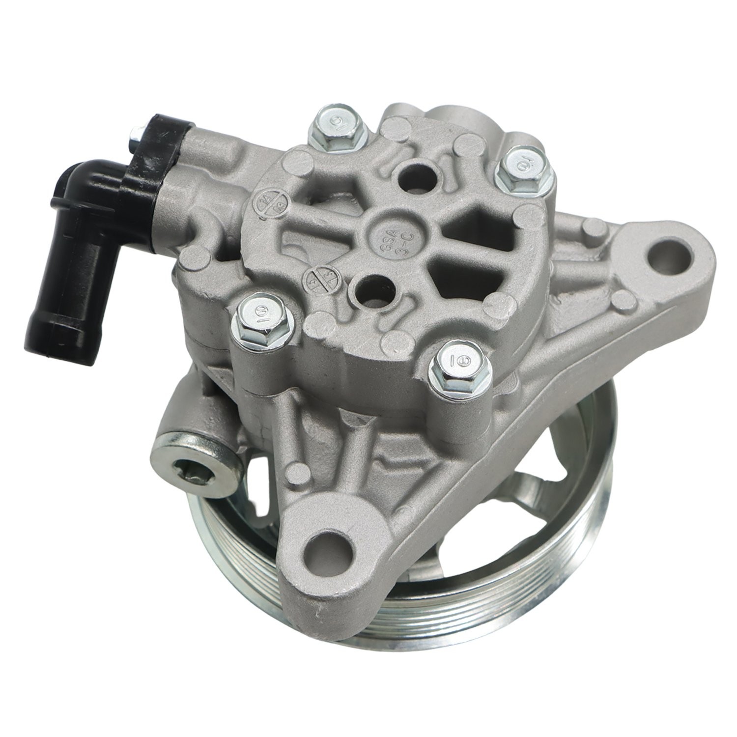 Power Steering Pump W/ Pulley For 2008-2012 Honda Accord EX LX L4 2.4L 21-5495