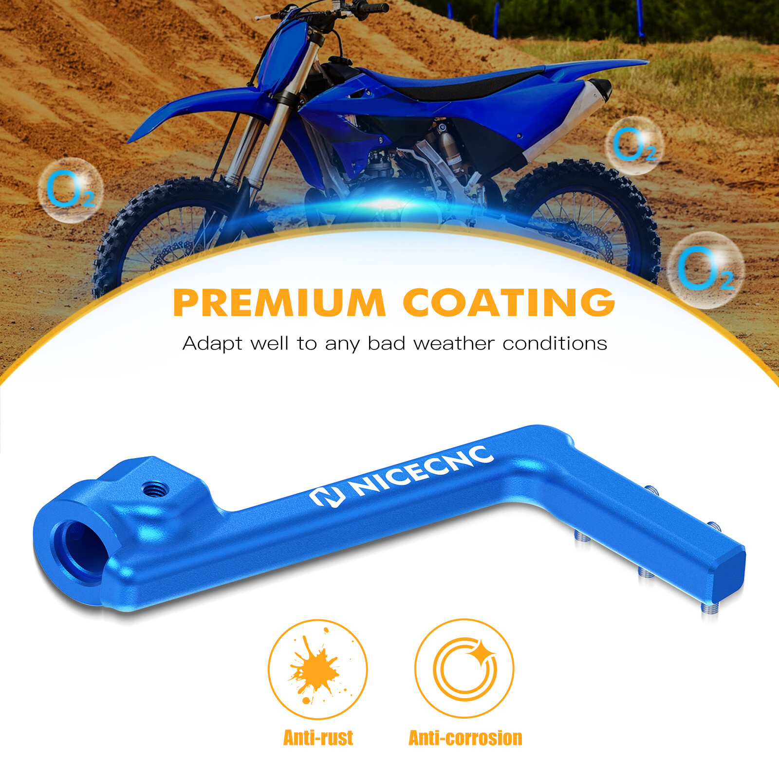 NiceCNC Kick Start Starter Lever Pedal Arm For Yamaha YZ 85 YZ85 2002-2018