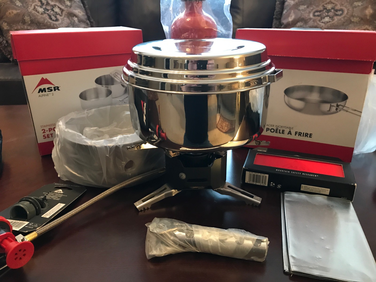 MSR XGK EX Expedition Stove with Many Accessories