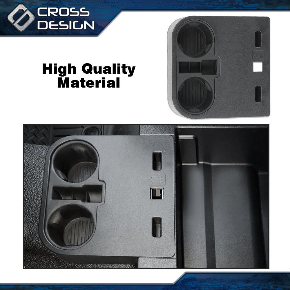 Center Cup Holder Fit For 2015-2020 Ford F150 Super Duty Under Front Bench Seat