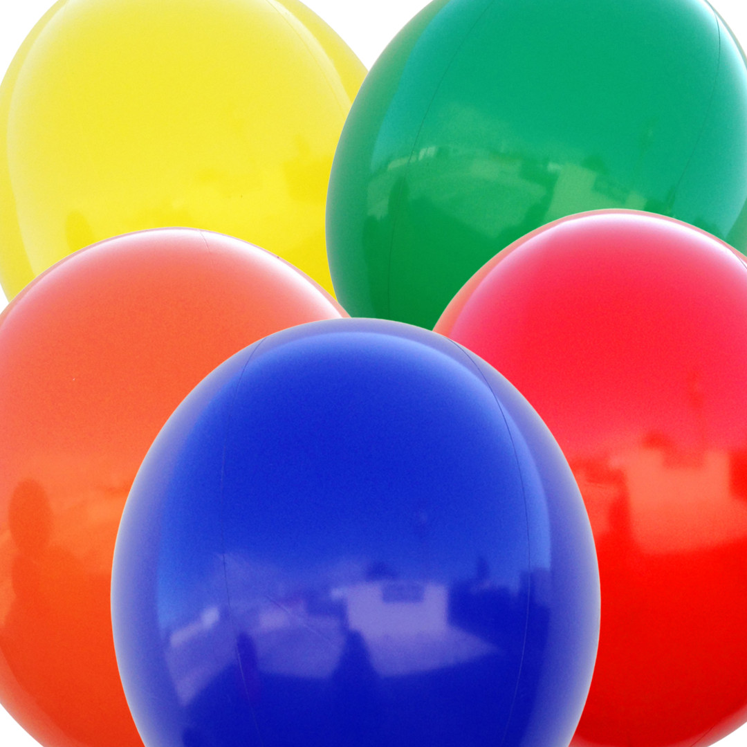 5 Pack Replacement Balloons Car Dealership Reusable Vinyl Advertising Multicolor