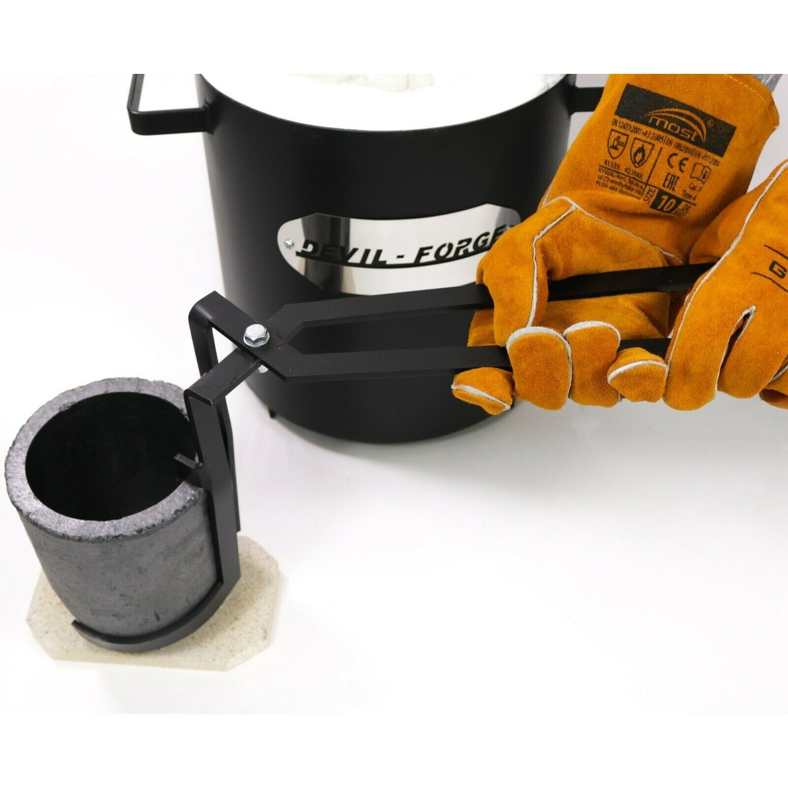 Gas Propane Furnace FB2Mb–10KG DEVIL-FORGE Foundry +Tongs, Crucible USA (NEW)