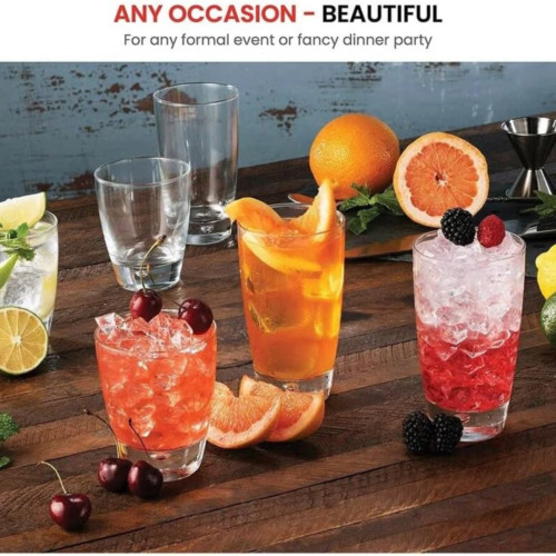 Bormioli Rocco Luna Beverage Glass - Set of 12