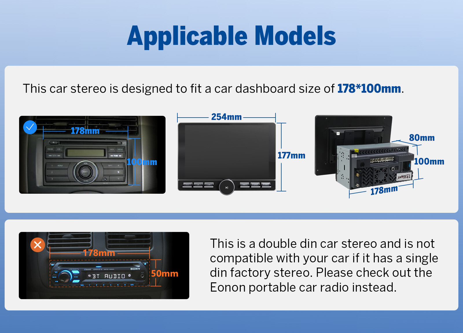 UX6K PRO MAX 2 DIN Android 13 8+128GB 10.1" QLED Car Stereo GPS CarPlay Radio 4G