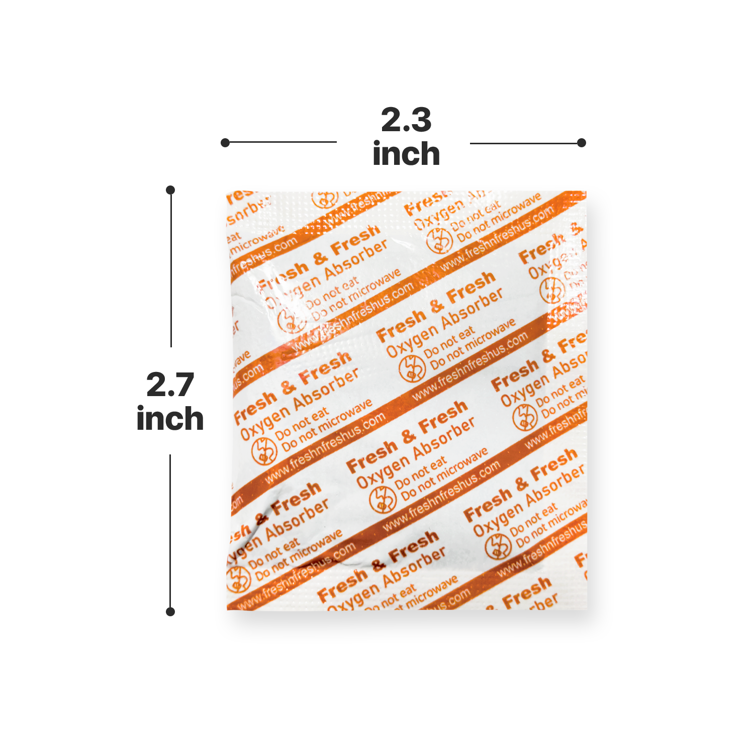 Fresh & Fresh (100 Packet) 500 CC Premium Oxygen Absorbers - (2 Bag of 50 pks)