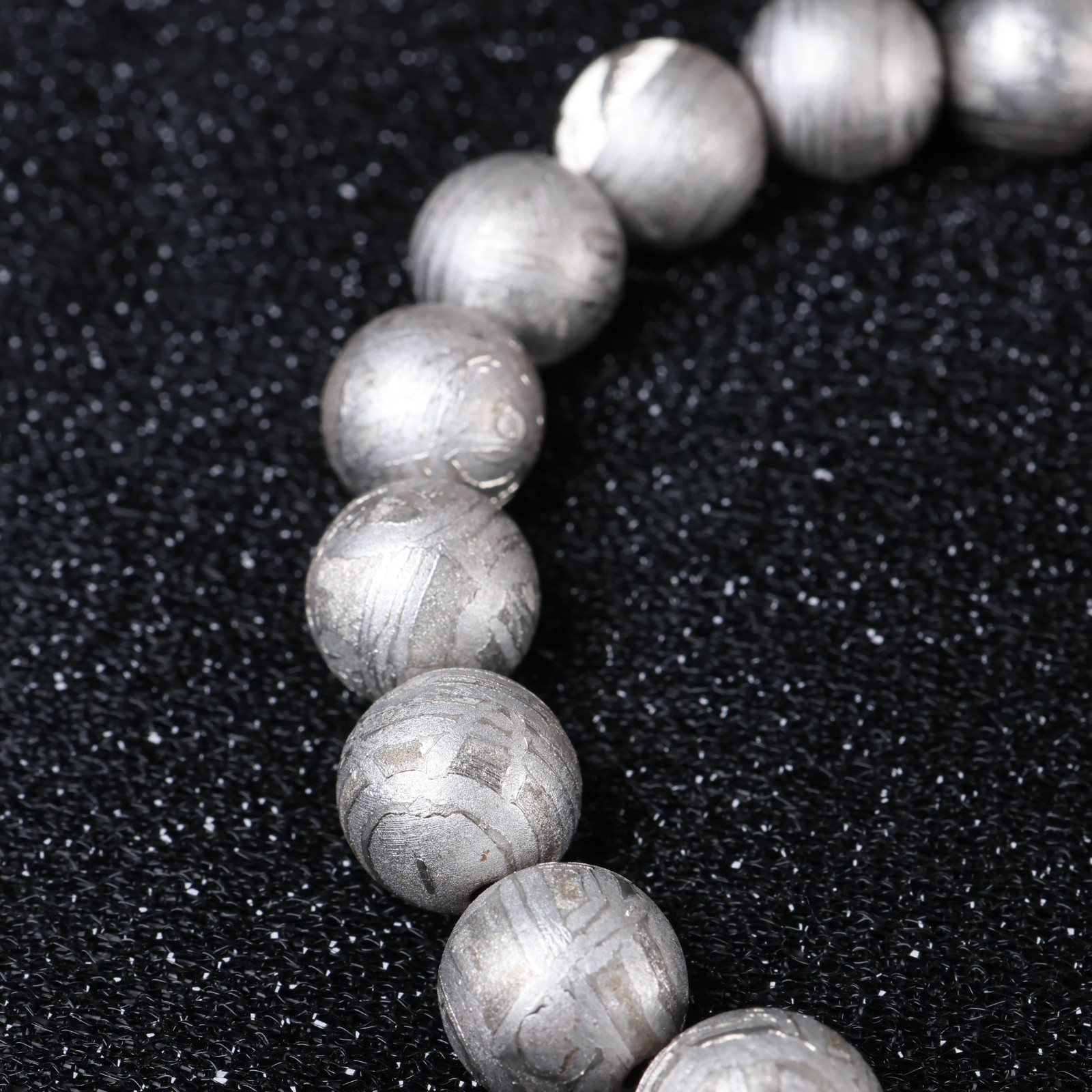 Meteorite bracelet, Natural Meteorite bangle, adjustable size