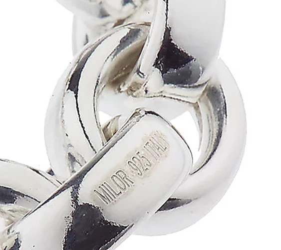 Arte d'Argento Sterling 7-1/4" Bold Rolo Link Bracelet, 34g