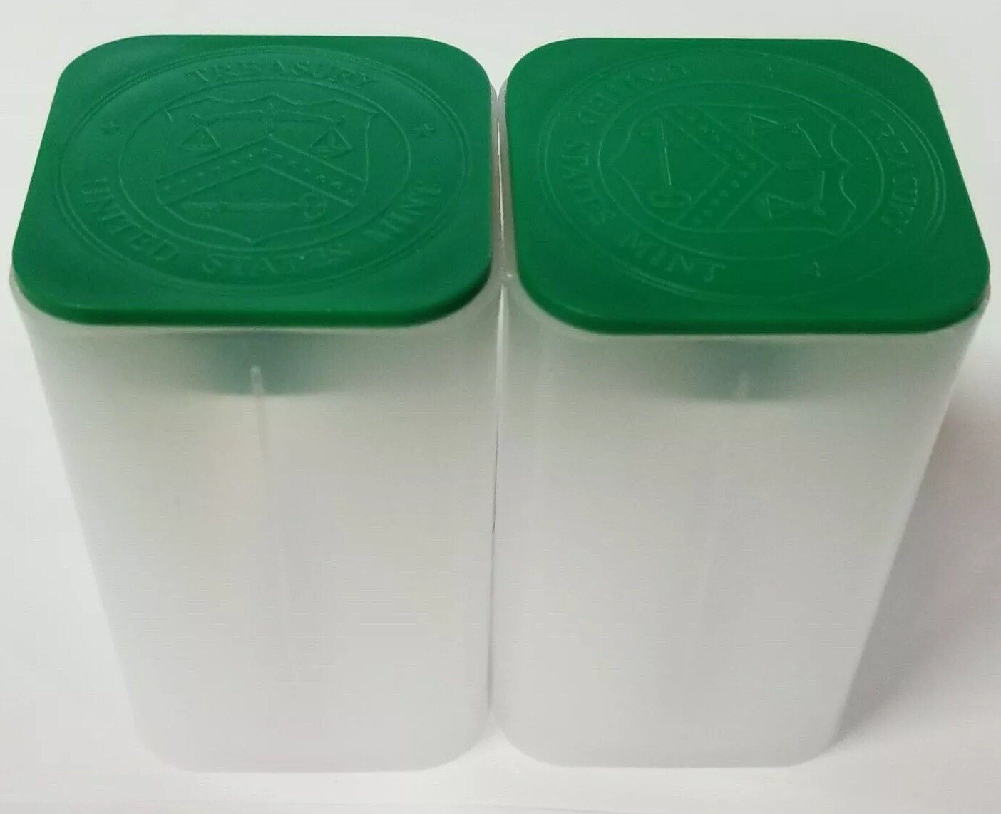 2 Empty Silver American Eagle Coin Tubes holds 20 coins per tube -lot of 2 tubes