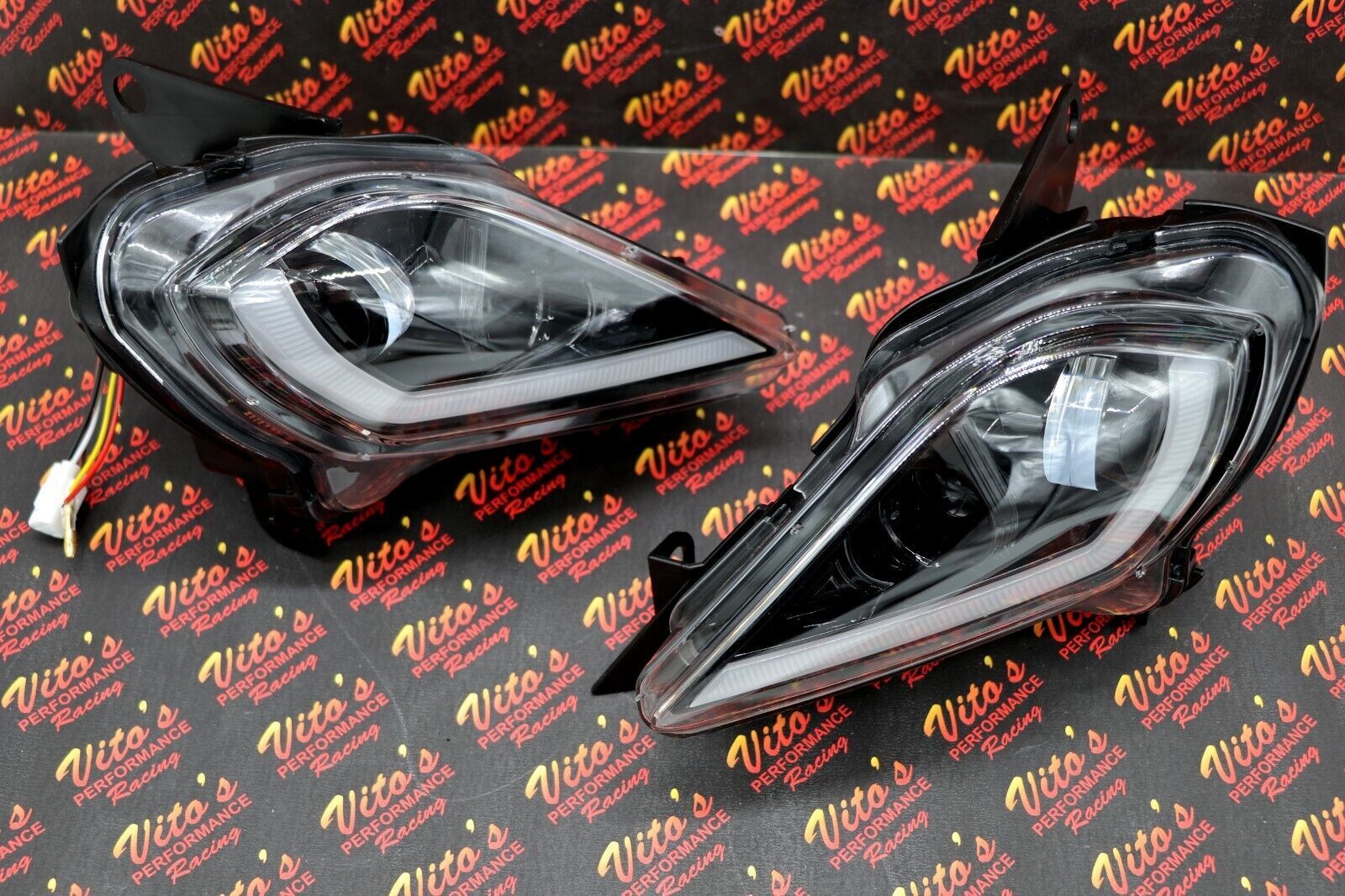 2 x LED Headlights Yamaha YFZ450R Raptor 700 700R YFZ450 WOLVERINE