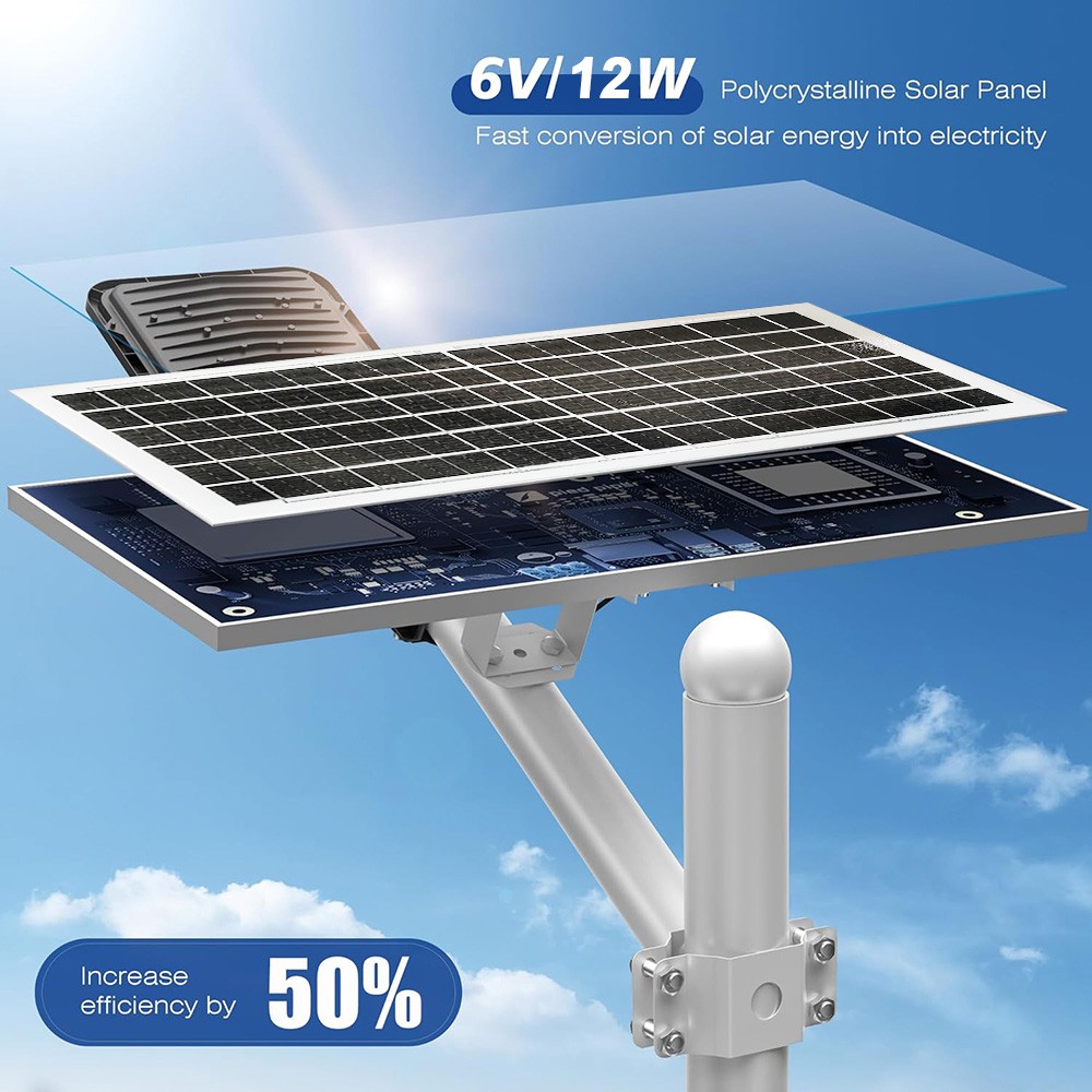 Commercial Solar Street Lights Outdoor Dusk to Dawn Solar Super Bright Aluminum