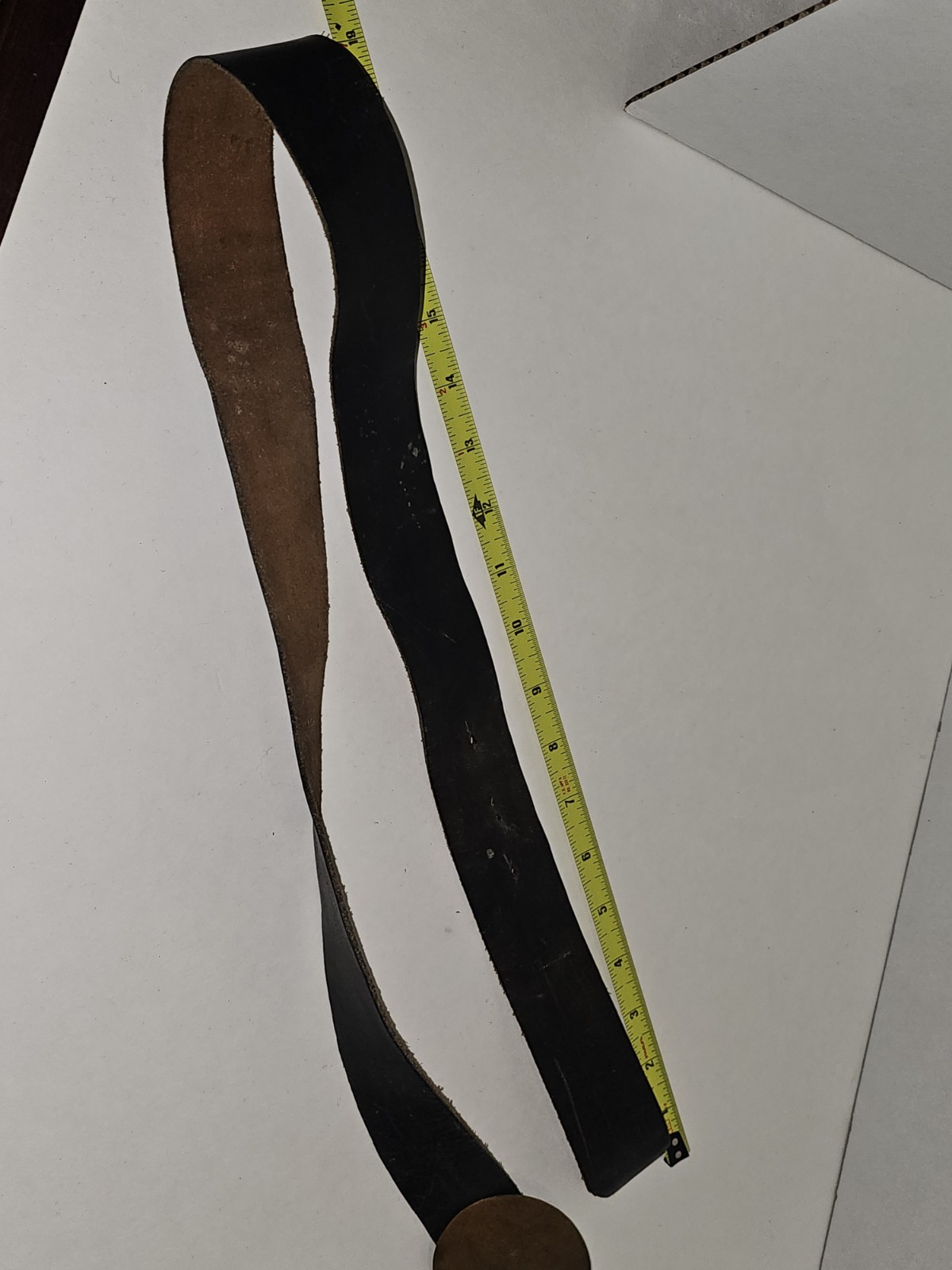 Oval Thin Brass Belt Buckle Marked 13th VA Regiment