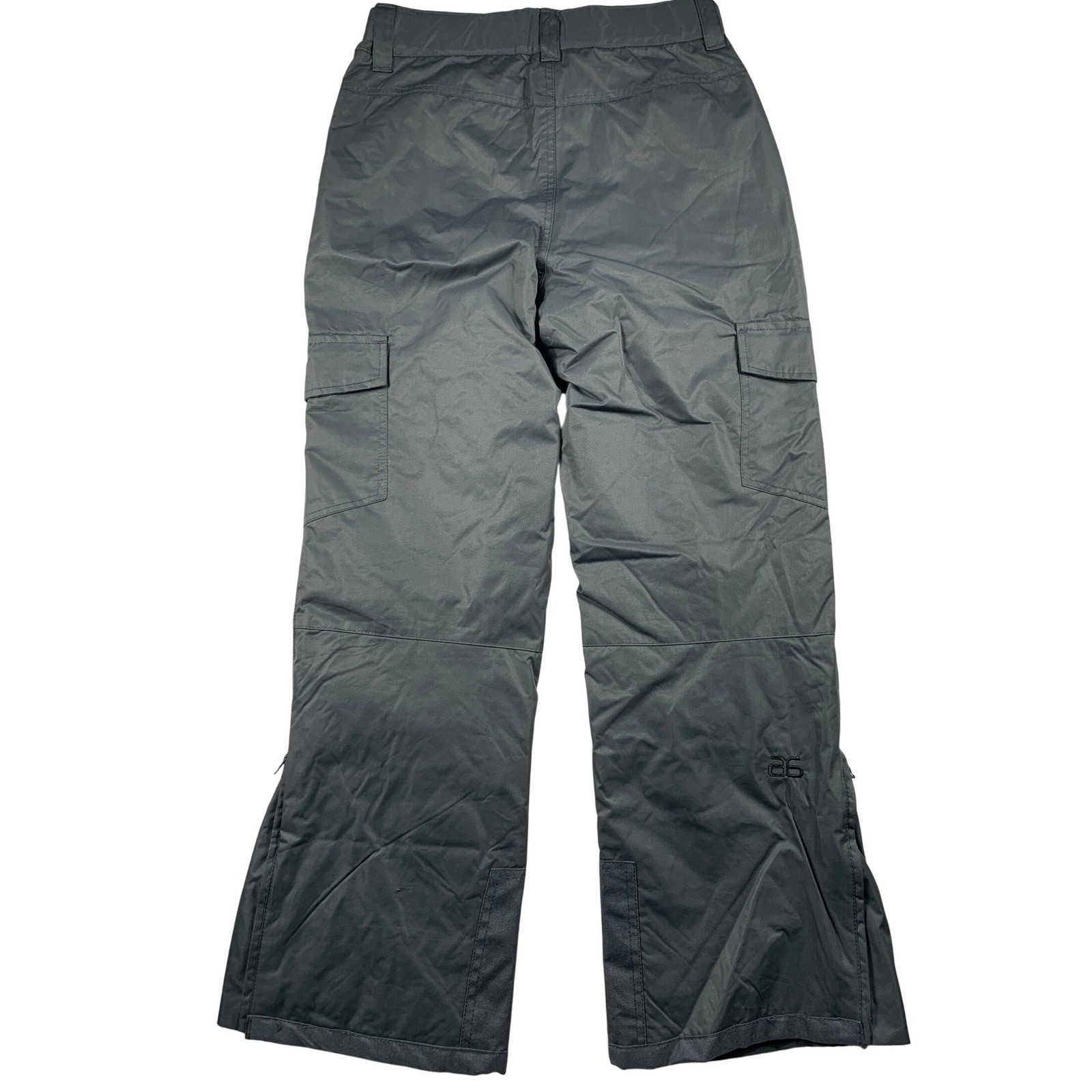 Arctic Quest Snow Pants Men Small Dark Gray Insulated Ski Snowboard Cargo