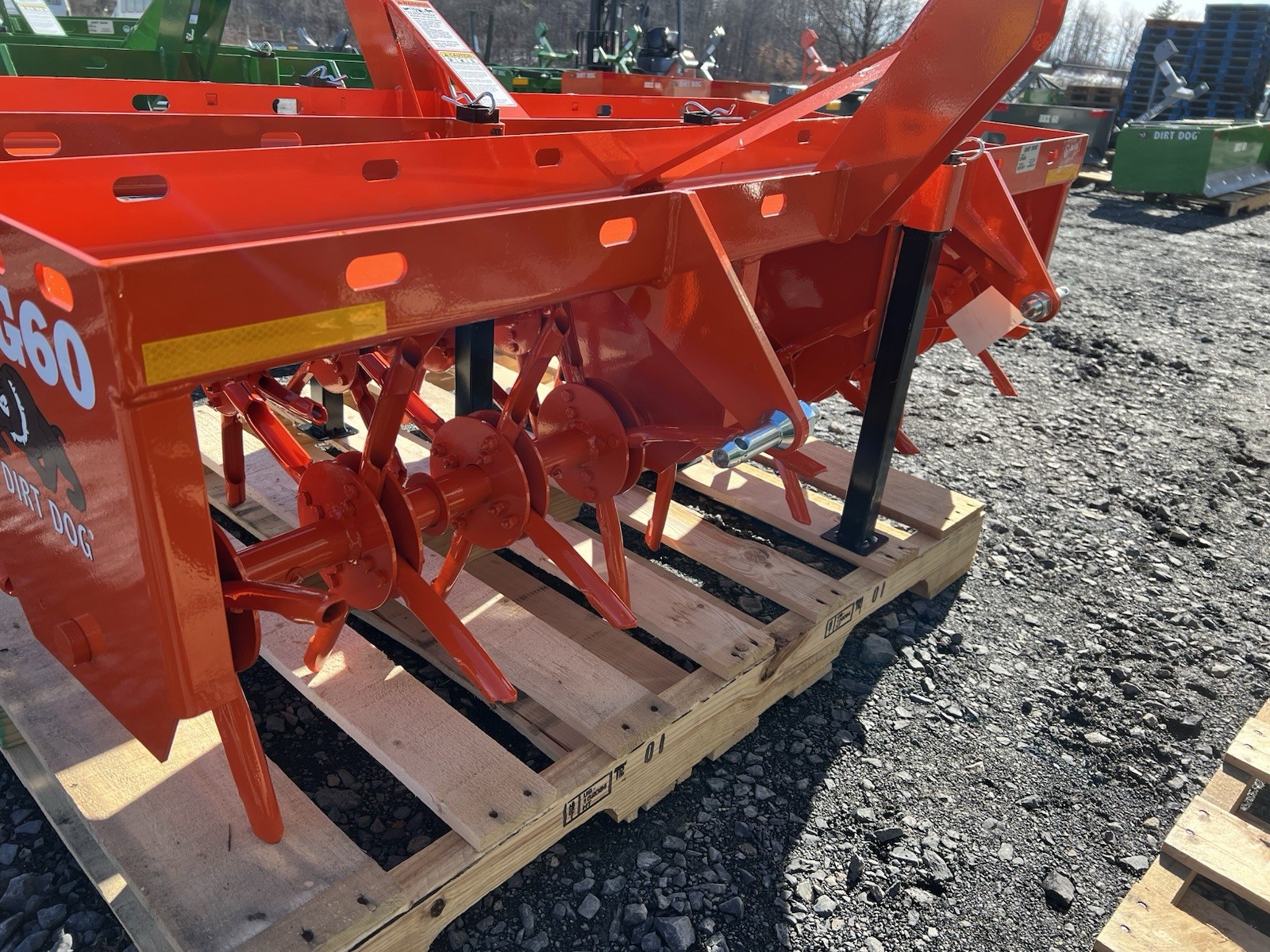 New Dirt Dog Plug Core Aerator 5' in Orange