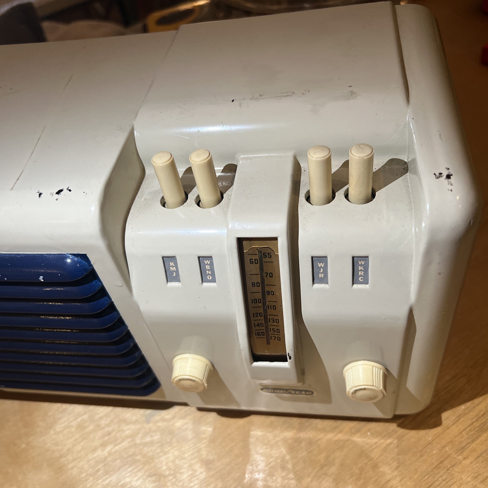 Goodyear Vintage Bakelite AM Tube Radio Late 30’s