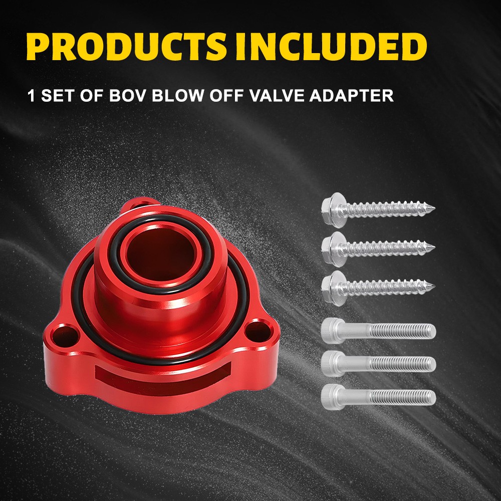 Billet Blow Off Valve Adapter For Chevy Silverado GM Sierra 2.7L Turbo 2019-2023