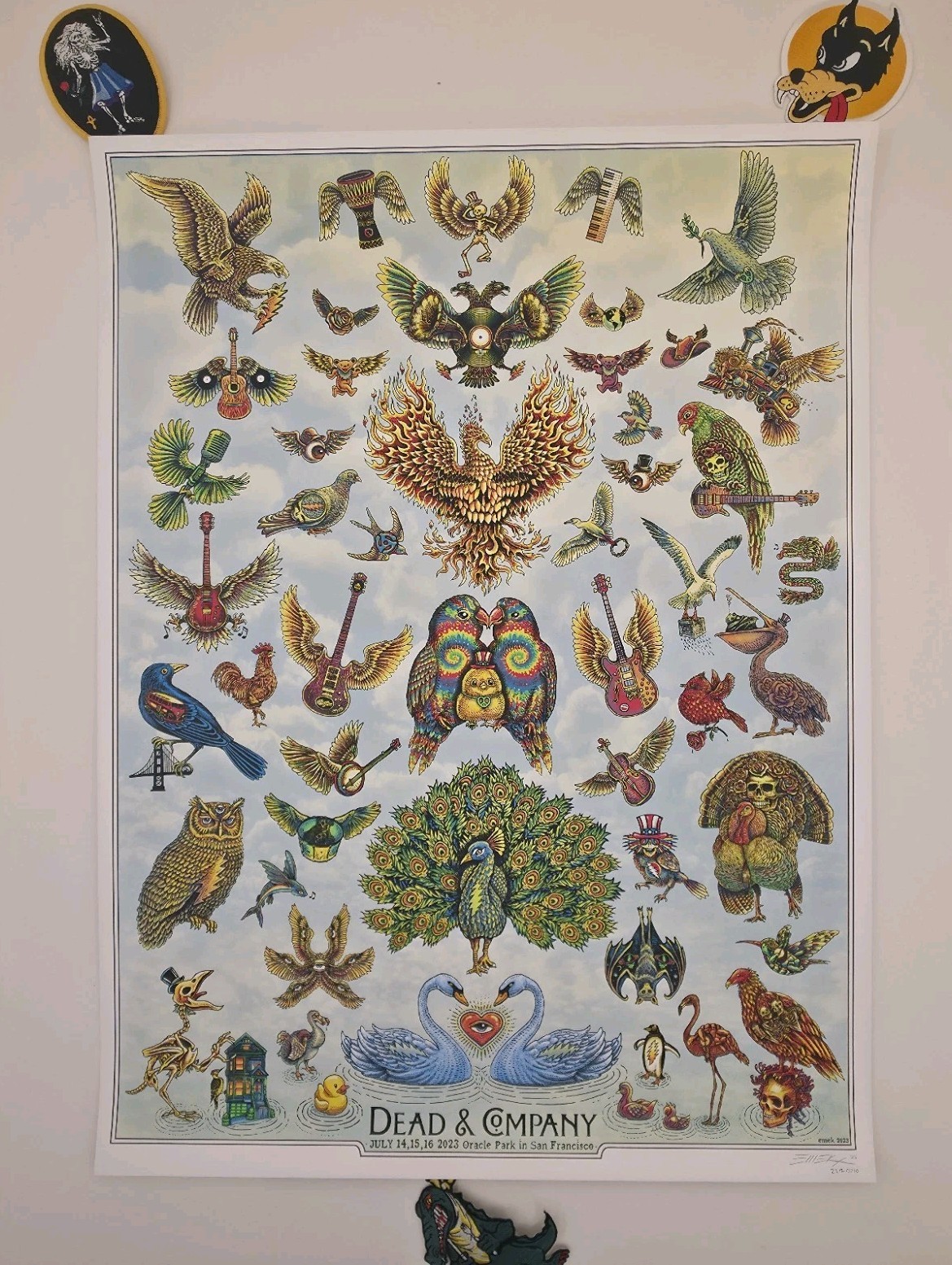 Emek Dead and Company Poster 2023 Final Tour VIP San Francisco SE