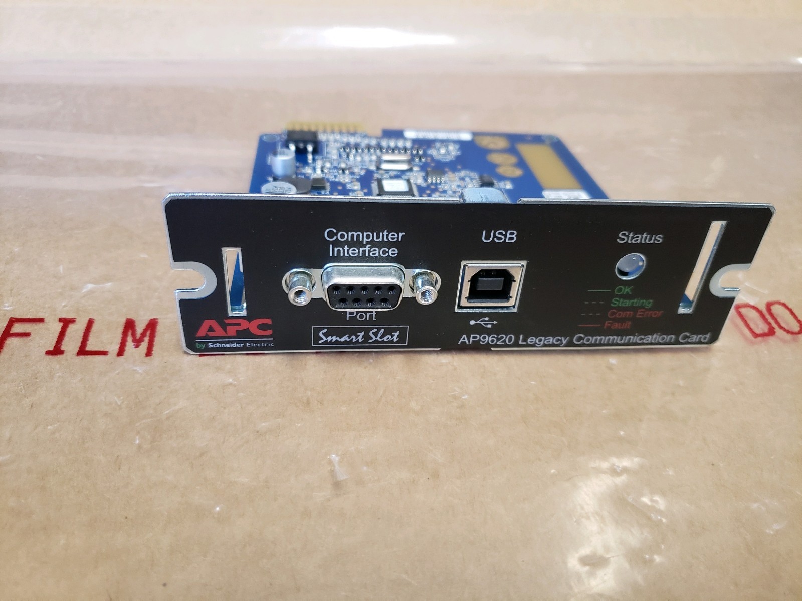 GENUINE APC UPS LINK Communications SmartSlot Card # AP9620