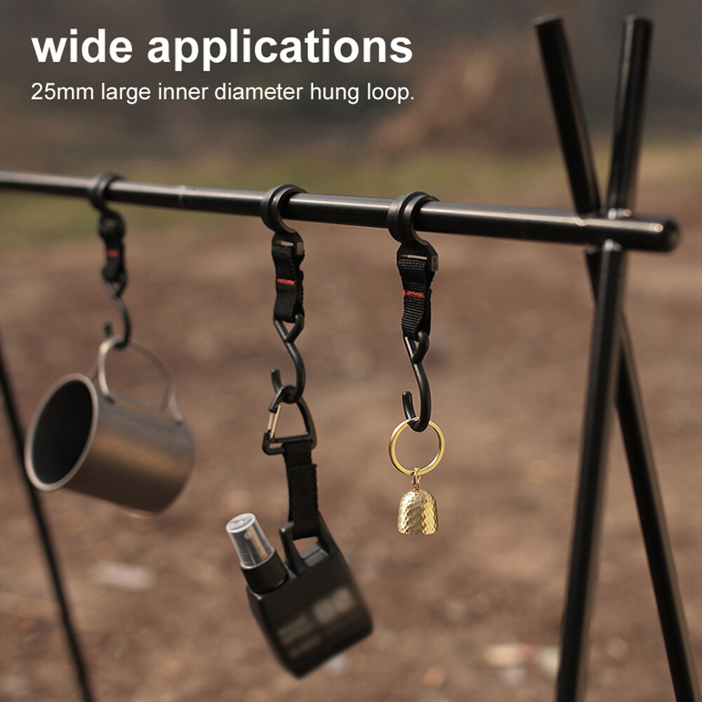 Ultralight Portable Little Bell Home Outdoor Camping Tent Brass Bell EDC Pendant