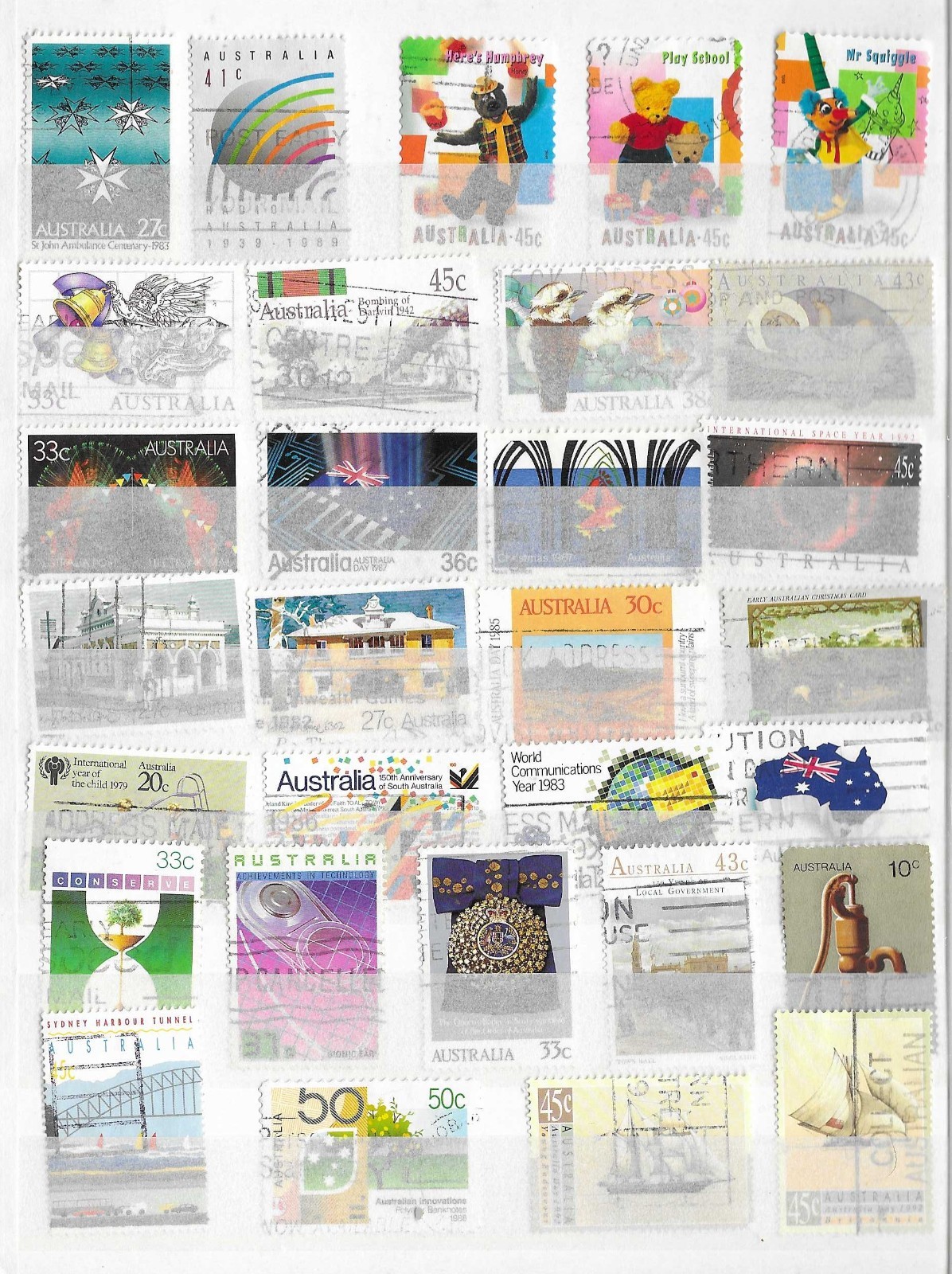 Australia. Collection_260315#101 (U, see scans). Good stamps, best price!