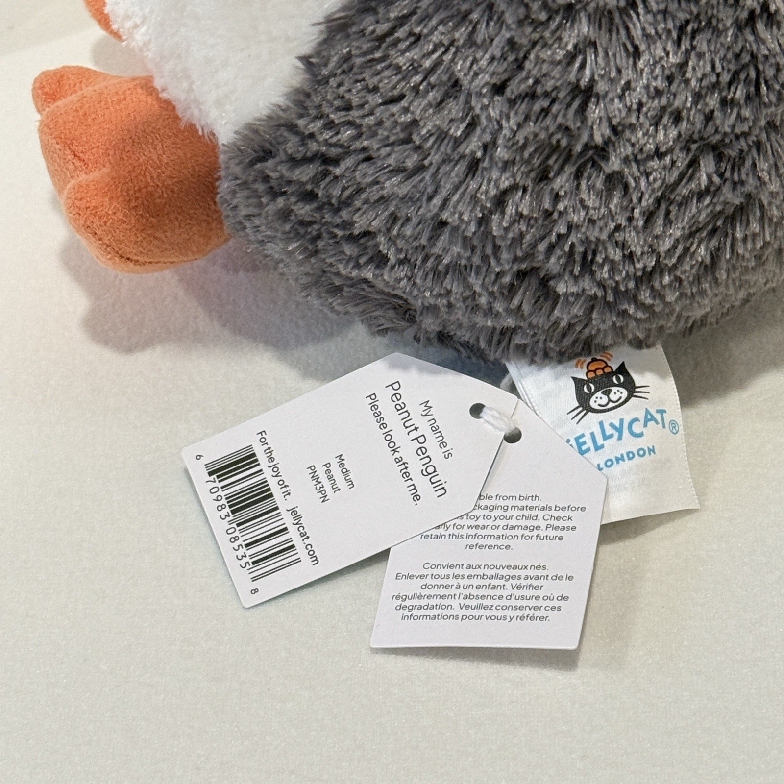 Jellycat Medium Peanut Penguin BNWT - 100% Authentic - Fast Ship from US