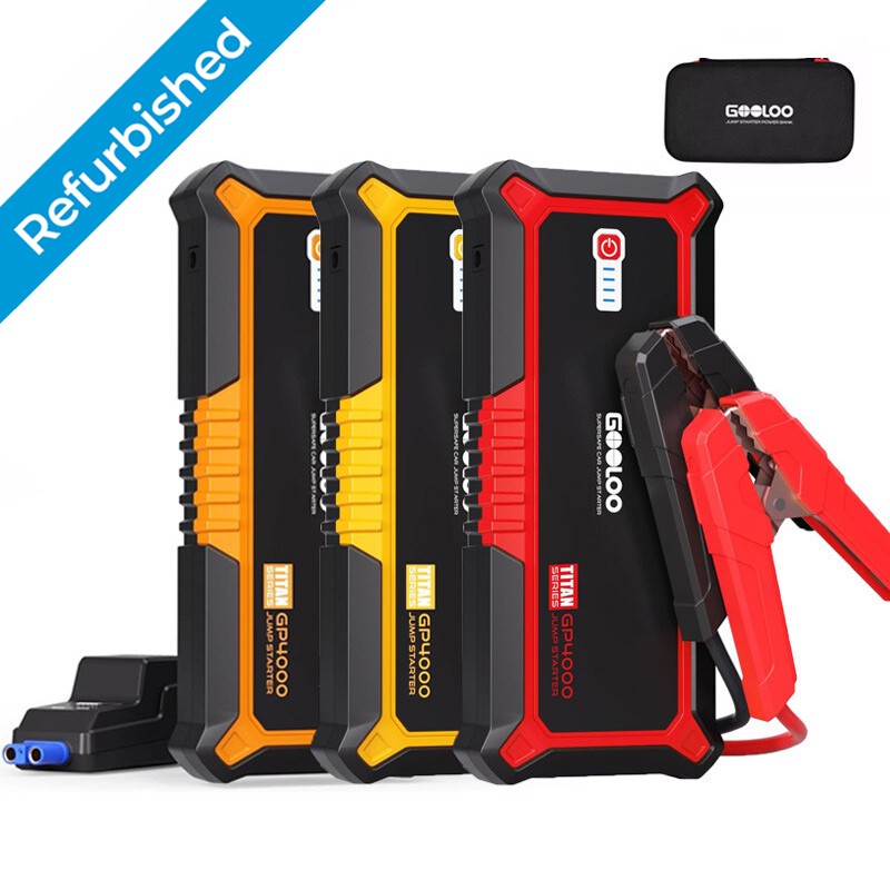 GOOLOO GP4000 Jump Starter 4000A Peak Car Starter (All Gas,10.0L Diesel Engine)