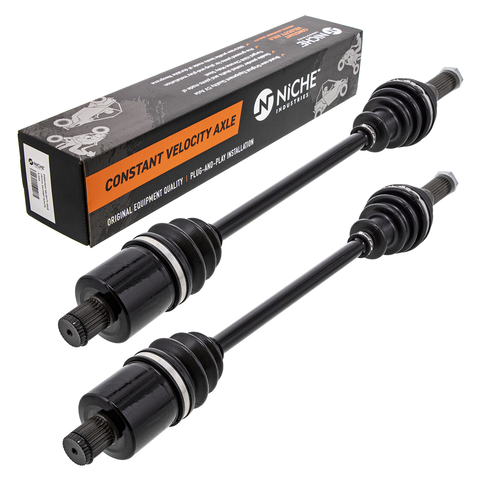 NICHE High Strength Rear Axle for Polaris Ranger XP 1000 570 Crew 900 2 Pack